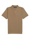 Psycho Bunny Cotton Polo Shirt In Brown