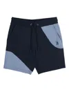 Psycho Bunny Cotton Running Shorts In Blue