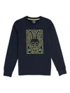 Psycho Bunny Cotton Sweatshirt In Blue