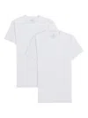 Psycho Bunny Men's Undershirt Crew Neck Tee White 2 Pack B6u904arcs-wht In White