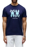 Psycho Bunny Dawson Logo Graphic Tee