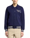 Psycho Bunny Desert Coach Bomber Jacket In Evening Blue