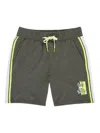Psycho Bunny Dovedale Shorts In Gray