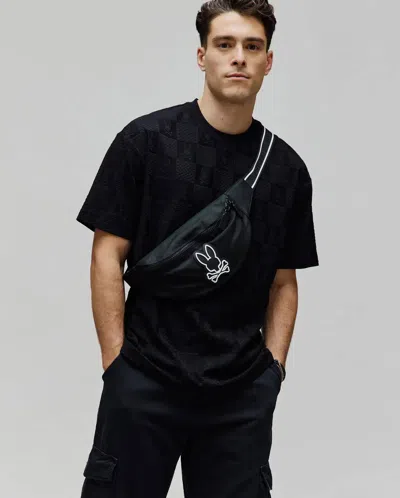 Psycho Bunny Dustin Relaxed Fit Tee In Black In Multi