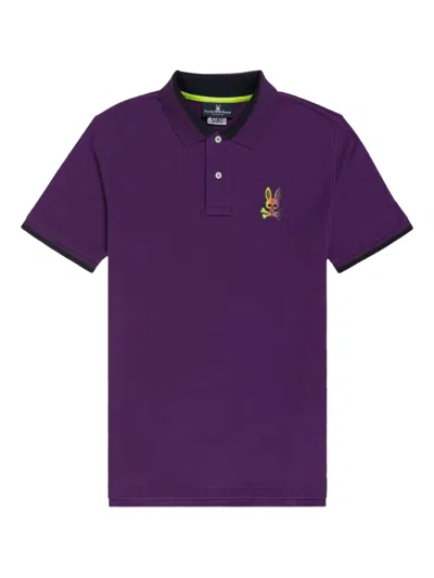 Psycho Bunny Dylan Polo Shirt In Purple