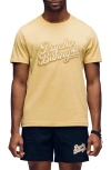 Psycho Bunny Elias Appliqué Logo T-shirt In Orange