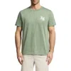 Psycho Bunny Elliot Pima Cotton Graphic T-shirt In Green