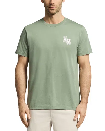 Psycho Bunny Elliot Short Sleeve Graphic Tee In Sea Spray