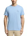 Psycho Bunny Elliot Short Sleeve Graphic Tee In Serenity