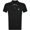 Psycho Bunny Elliston Sport Polo T Shirt Black