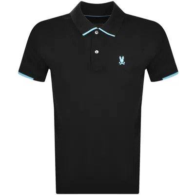 Psycho Bunny Elliston Sport Polo T Shirt Black