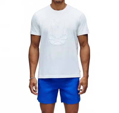 Psycho Bunny Emmett Graphic Tee In White