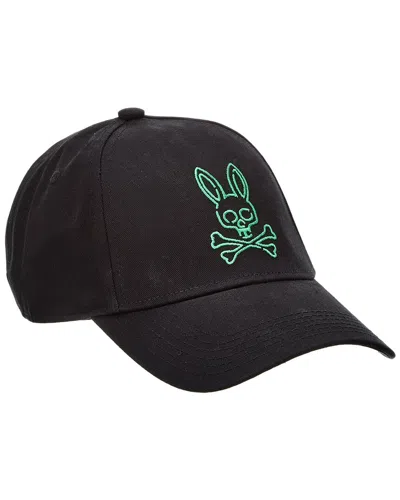 Psycho Bunny Flavin Baseball Cap In Black