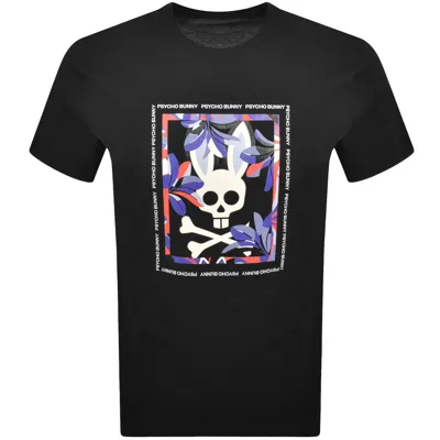 Psycho Bunny Florian Graphic T Shirt Black