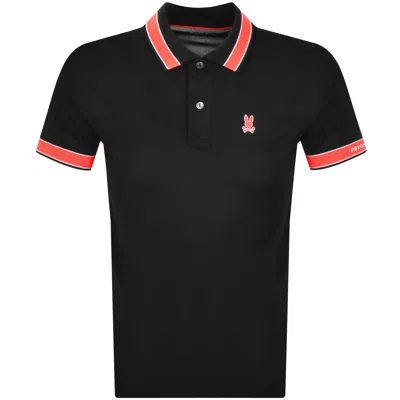 Psycho Bunny Forrest Sport Polo T Shirt Black