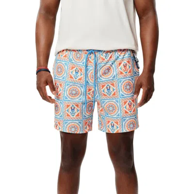 Psycho Bunny Frank All Over Swim Trunks In Multi