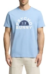 Psycho Bunny Goldie Pima Cotton Graphic T-shirt In Serenity