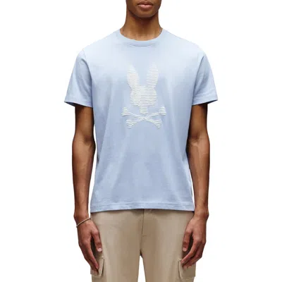 Psycho Bunny Grant Dimensional Bunny Pima Cotton Graphic T-shirt In Brown