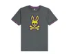 Psycho Bunny Hatton T-shirt In Grey