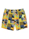Psycho Bunny Henry Deco Swim Shorts In Multi