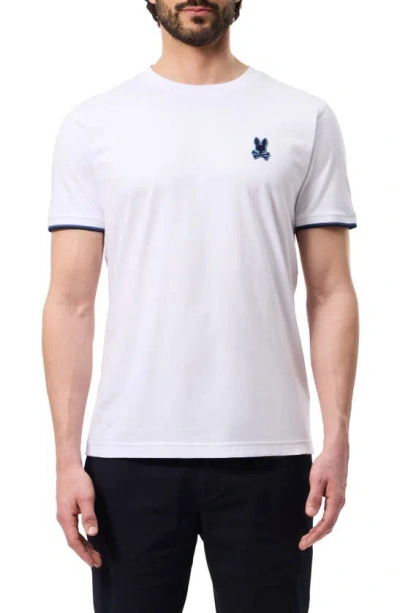 Psycho Bunny Houston Cotton T-shirt In White
