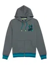 Psycho Bunny Howgate Hoodie In Gray
