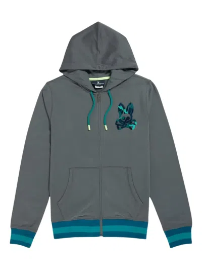 Psycho Bunny Howgate Hoodie In Gray
