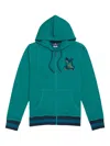 Psycho Bunny Howgate Camo Harbor Blue Hoodie B6h209q1ft-hbr In Blue
