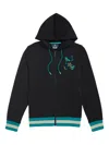 Psycho Bunny Howgate Camo Black Hoodie B6h209q1ft-blk In Black