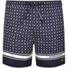 Psycho Bunny Hunter Print Swim Shorts Blue In Blue