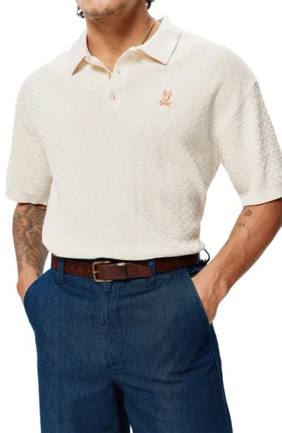 Psycho Bunny Jace Relaxed Fit Polo In White