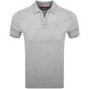 Psycho Bunny Jacquard Johnny Polo T Shirt Grey In Gray