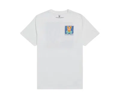 Psycho Bunny James Bunny In A Box White Big And Tall Tee Shirt B9u108s1pc-wht
