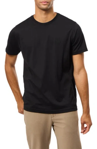 Psycho Bunny James Embroidered Logo T-shirt In Black