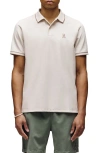 Psycho Bunny Jasper Polo In Neutral