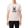 Psycho Bunny Kayden Pima Cotton Graphic T-shirt In Natural Linen