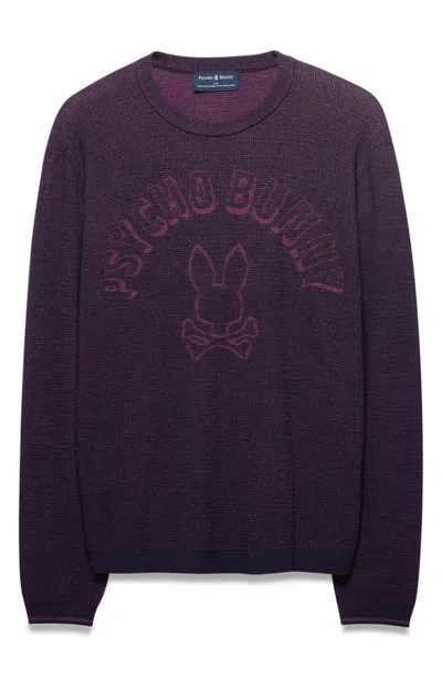 Psycho Bunny Kenzie Crewneck Sweater In Baritone Blue