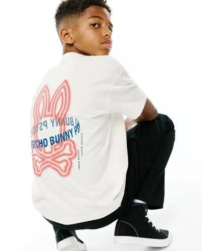 Psycho Bunny Kids Alex Graphic Tee In Multi