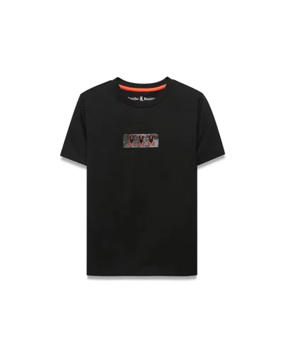 Psycho Bunny Kids' Alfie Back Graphic Tee In Black