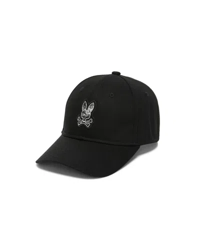 Psycho Bunny Kids' Alfie Baseball Cap In Black