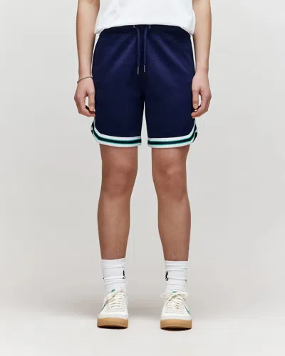 Psycho Bunny Kids Basil Taped Short 3"- 7" In Blue