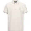 Psycho Bunny Kids' Baxter Tipped Pima Cotton Piqué Polo In Neutral