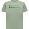 Psycho Bunny Kids' Berni Embroidered Cotton Graphic T-shirt In Green