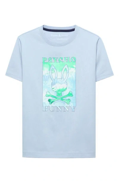 Psycho Bunny Kids' Bodie Graphic Tee In Blue