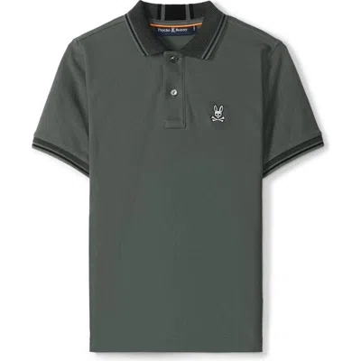 Psycho Bunny Kids' Bradford Cotton Polo In 022 Urban Chic