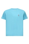 Psycho Bunny Kids' Classic Logo Embroidered Crewneck T-shirt In Green