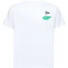 Psycho Bunny Kids' Dale Cotton Graphic T-shirt In White