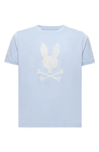 Psycho Bunny Boys' Grant Pima Cotton Logo Graphic Tee - Little Kid, Big Kid In Blue