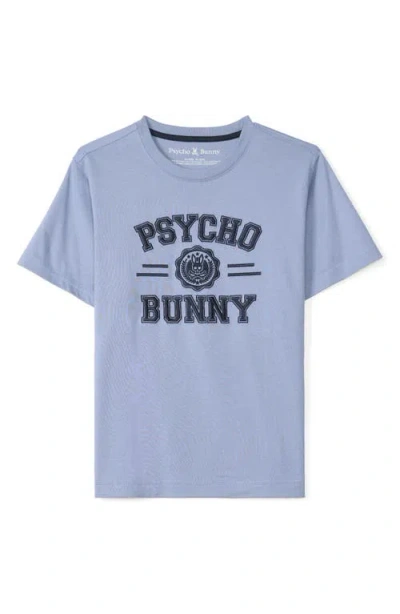 Psycho Bunny Kids' Graphic T-shirt In 484 Tempest