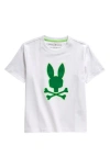 PSYCHO BUNNY KIDS' HARVERY EMBROIDERED GRAPHIC T-SHIRT